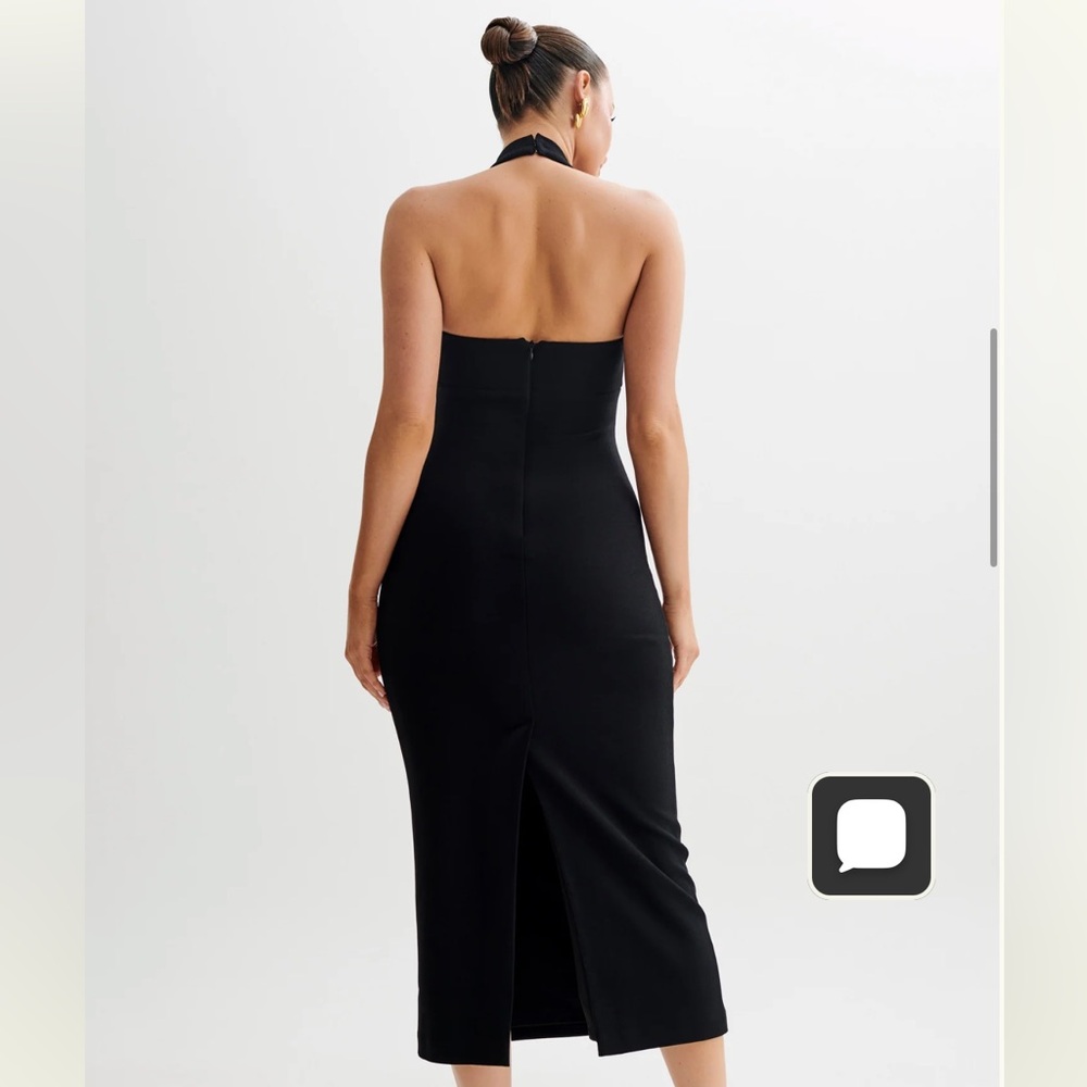 Meshki Black Midi Dress - Picture 5 of 9